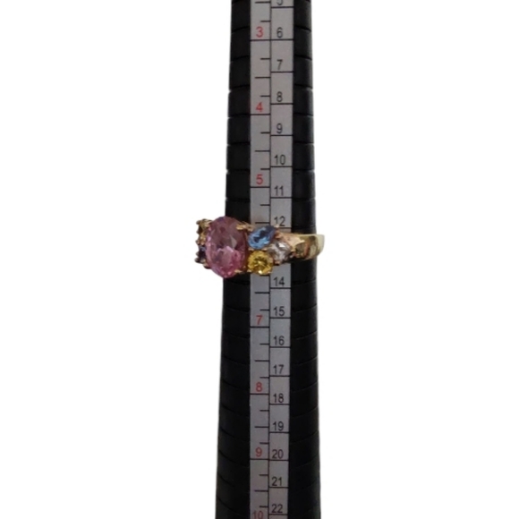 Ross-Simons Multi-Colored CZ Sterling Silver Ring – Size 6 - Picture 10 of 10